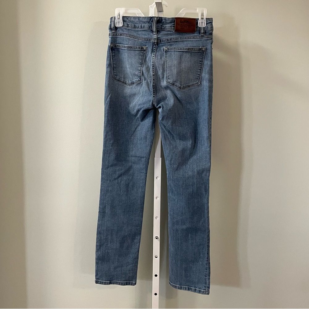 Lauren Ralph Lauren Light Wash Premier Straight Blue Jeans - Picture 3 of 6